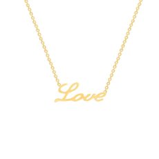 گردنبند طلا Love