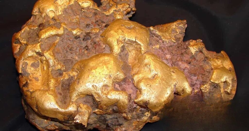 رنگ طلای خام