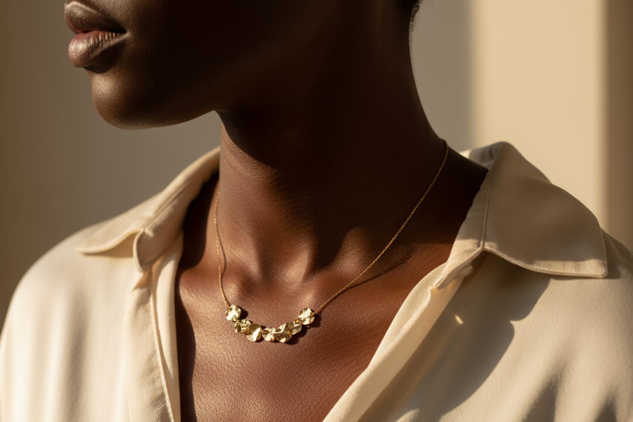 گردنبند چکشی دایره