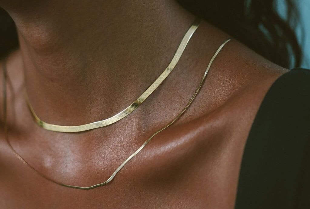 زنجیر هِرینگ‌بون (Herringbone Chain)