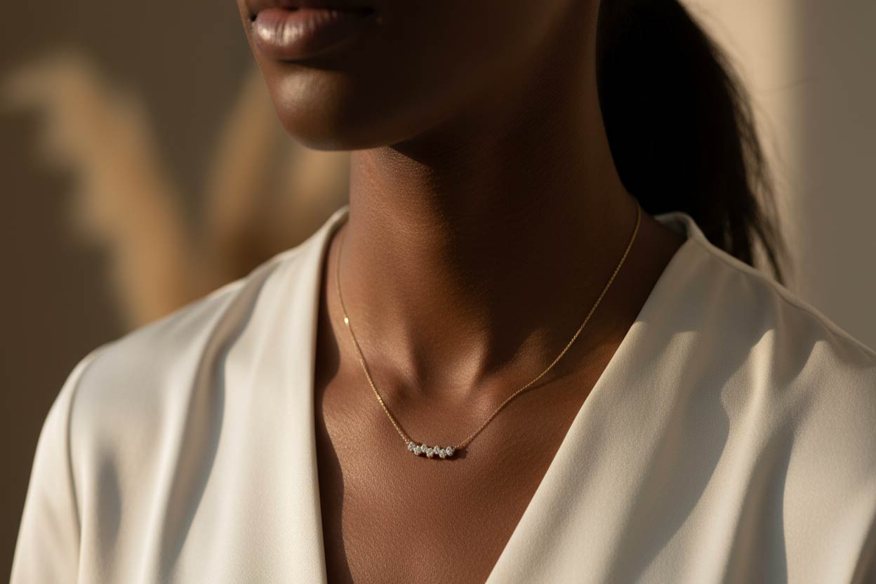 گردنبند سفید دیوید یورمن