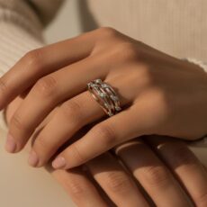 انگشتر چرخش الماس