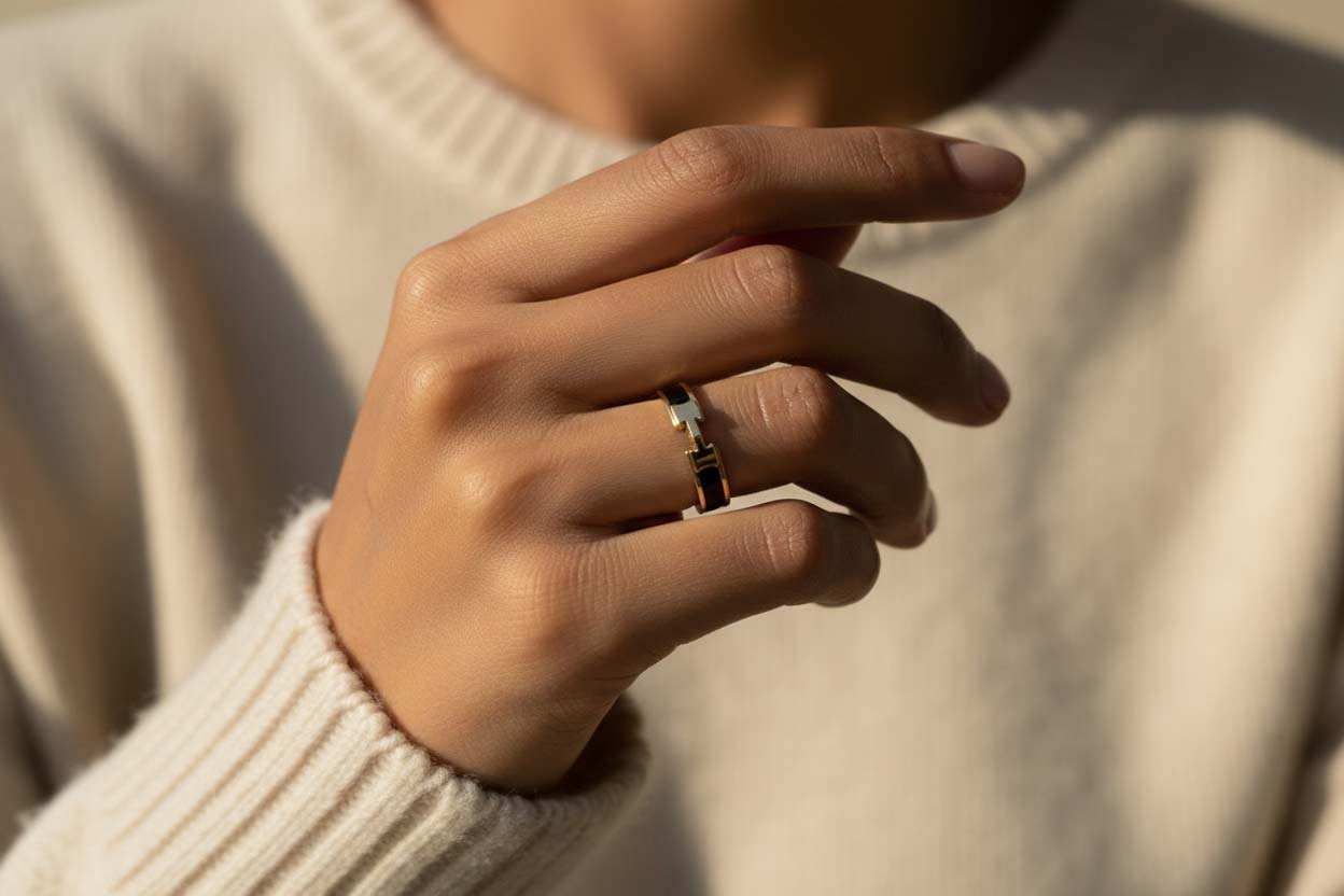 انگشتر مشکی هرمس