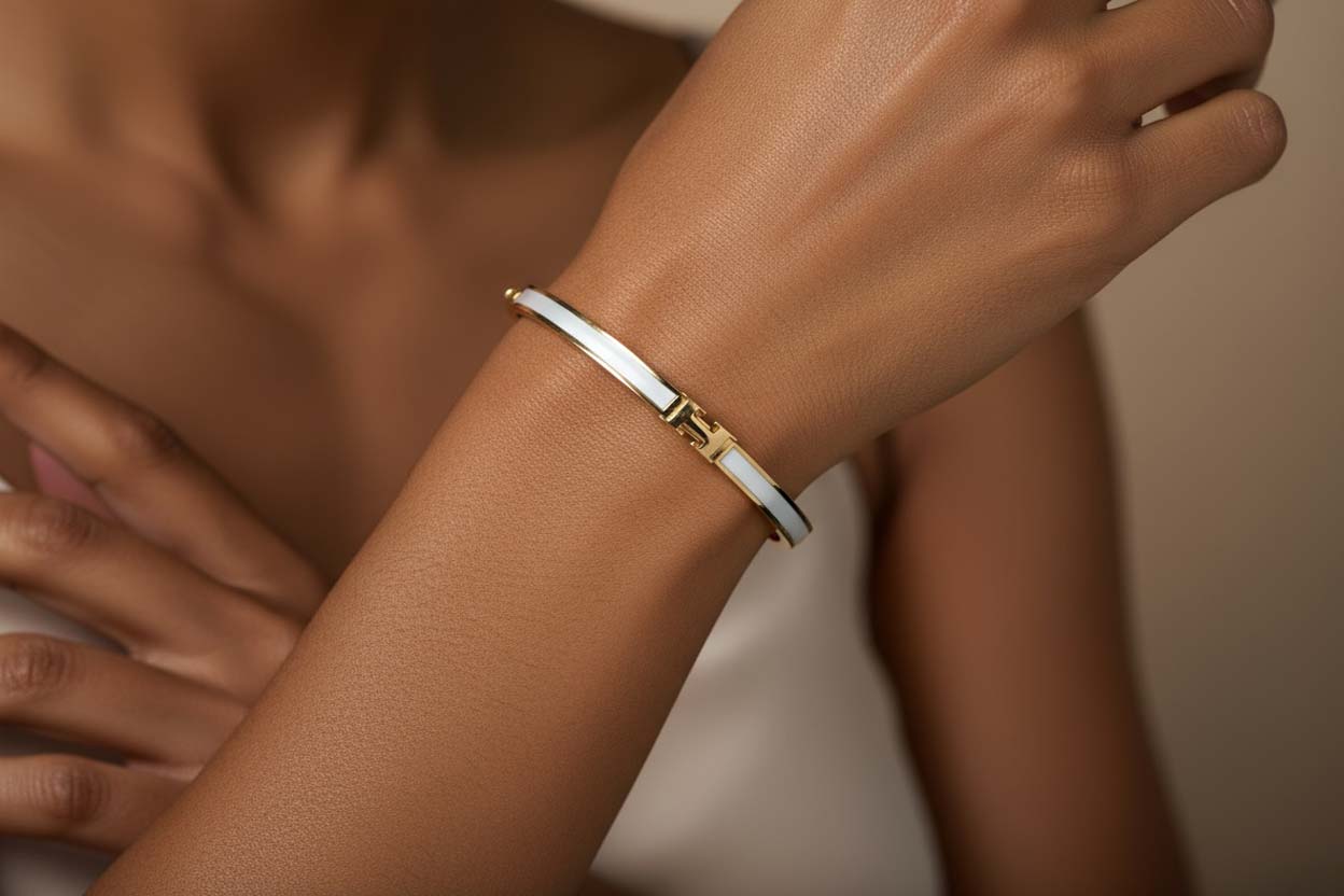 دستبند هرمس سفید