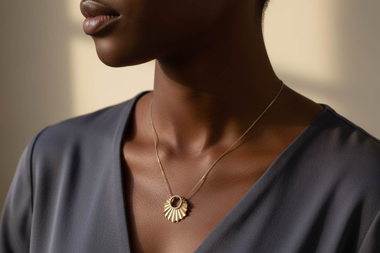 گردنبند آفتاب یخ