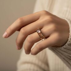 انگشتر باربی صورتی