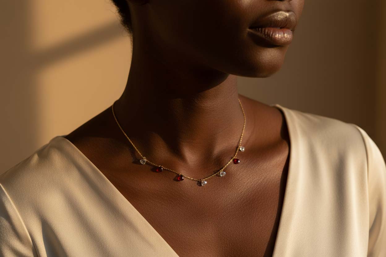 گردنبند شاین قلب