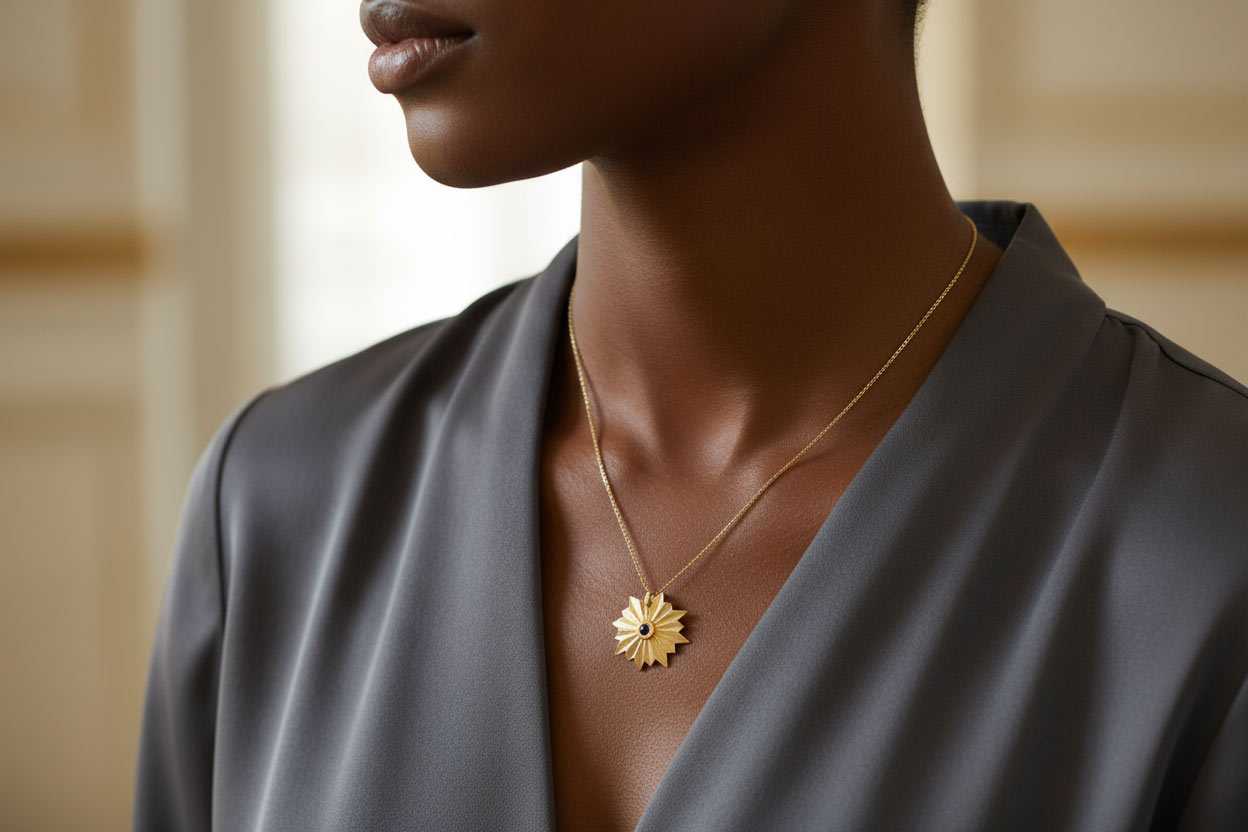 گردنبند بالرین آفتاب