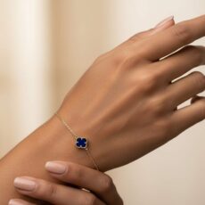 دستبند ونکلیف سورمه ای