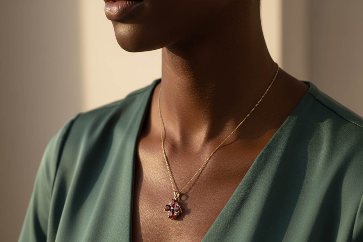 گردنبند یاقوت ونکلیف