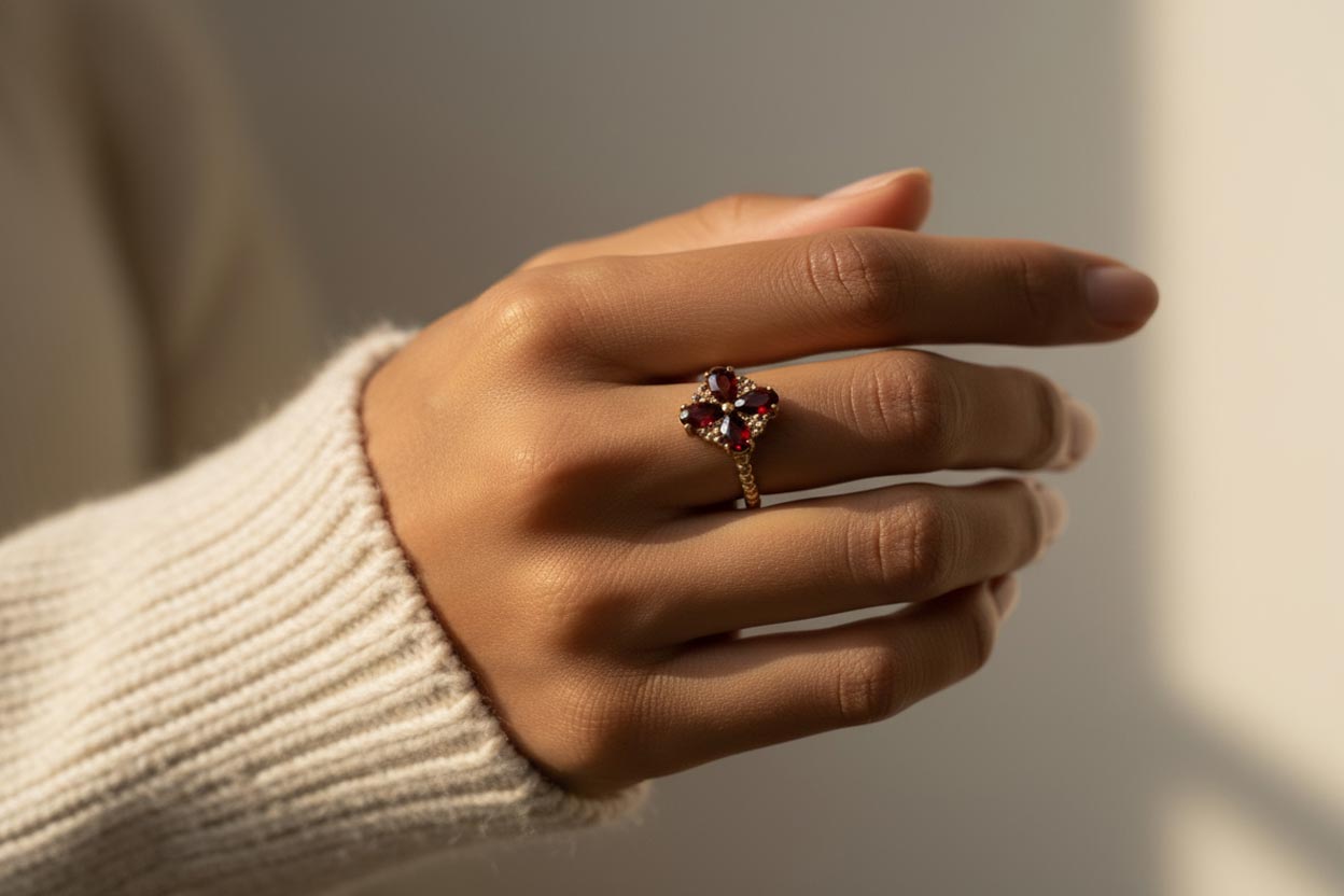 انگشتر یاقوت ونکلیف